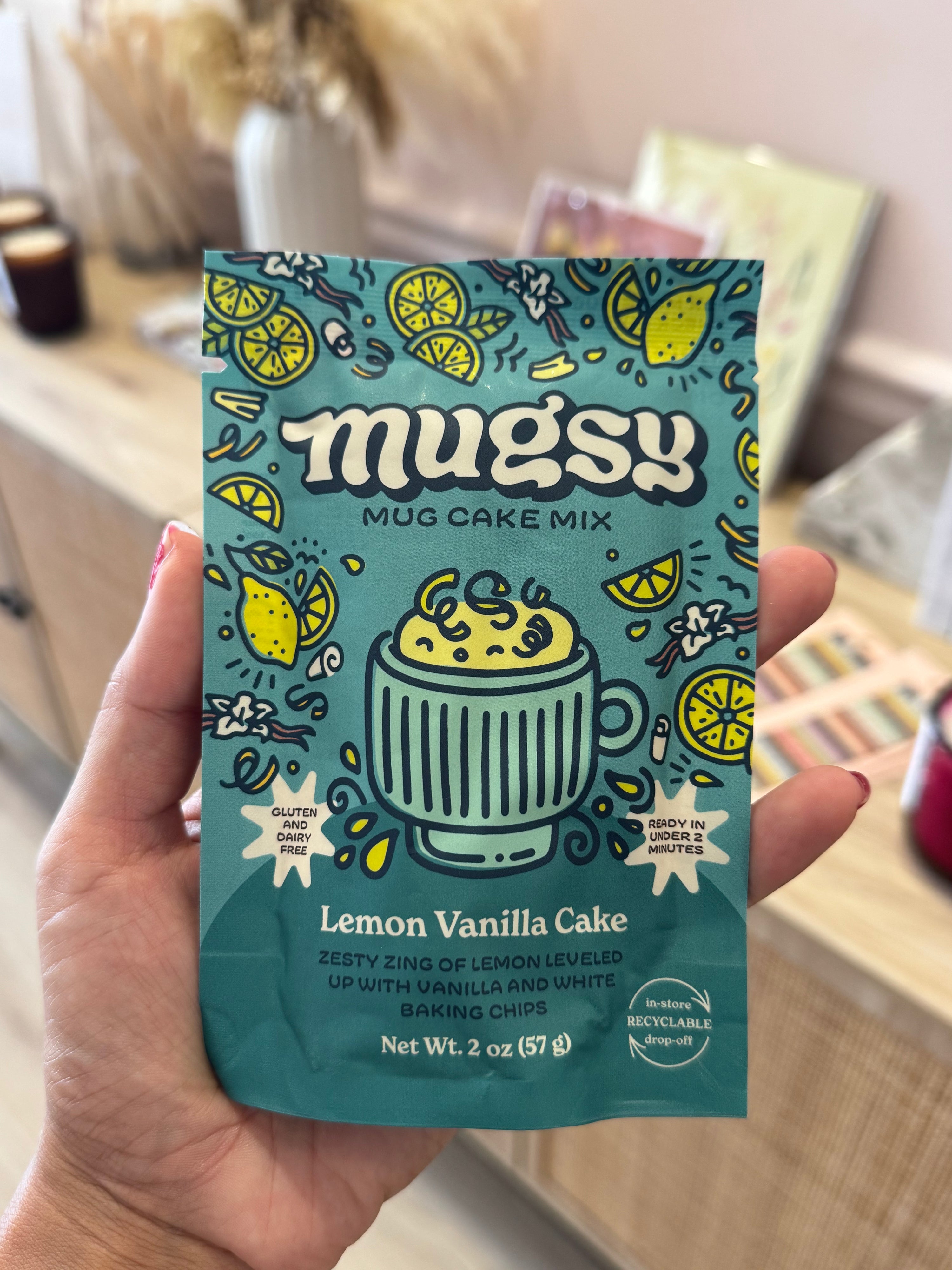 Lemon Vanilla Mug Cake Mix