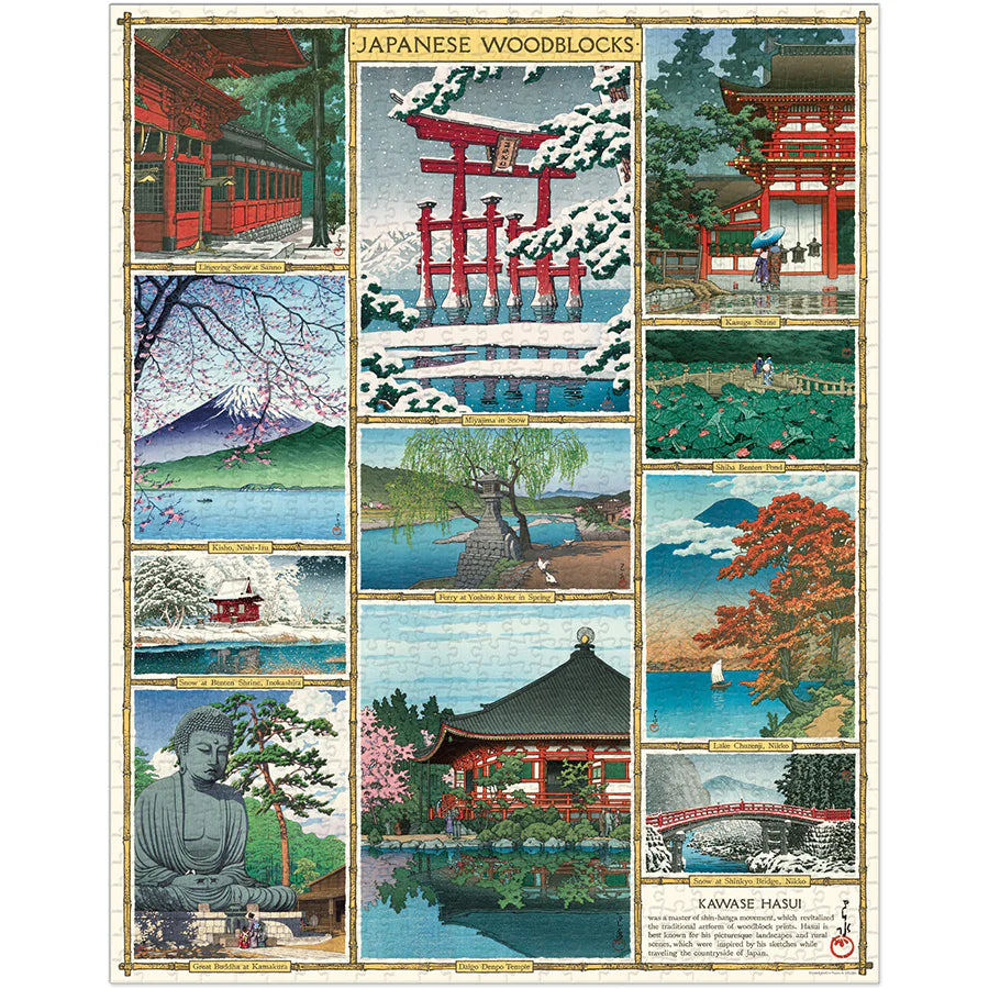 Japanese Woodblocks | 1,000 Piece Jigsaw Puzzle