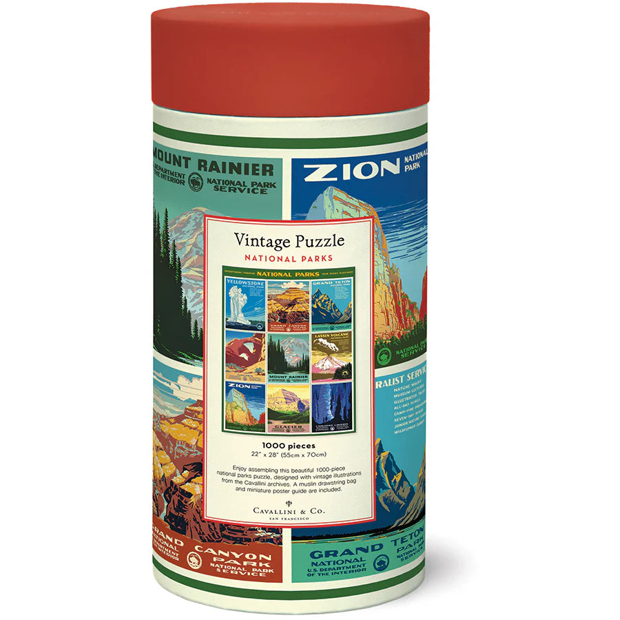 National Parks Posters | 1,000 Piece Jigsaw Puzzle