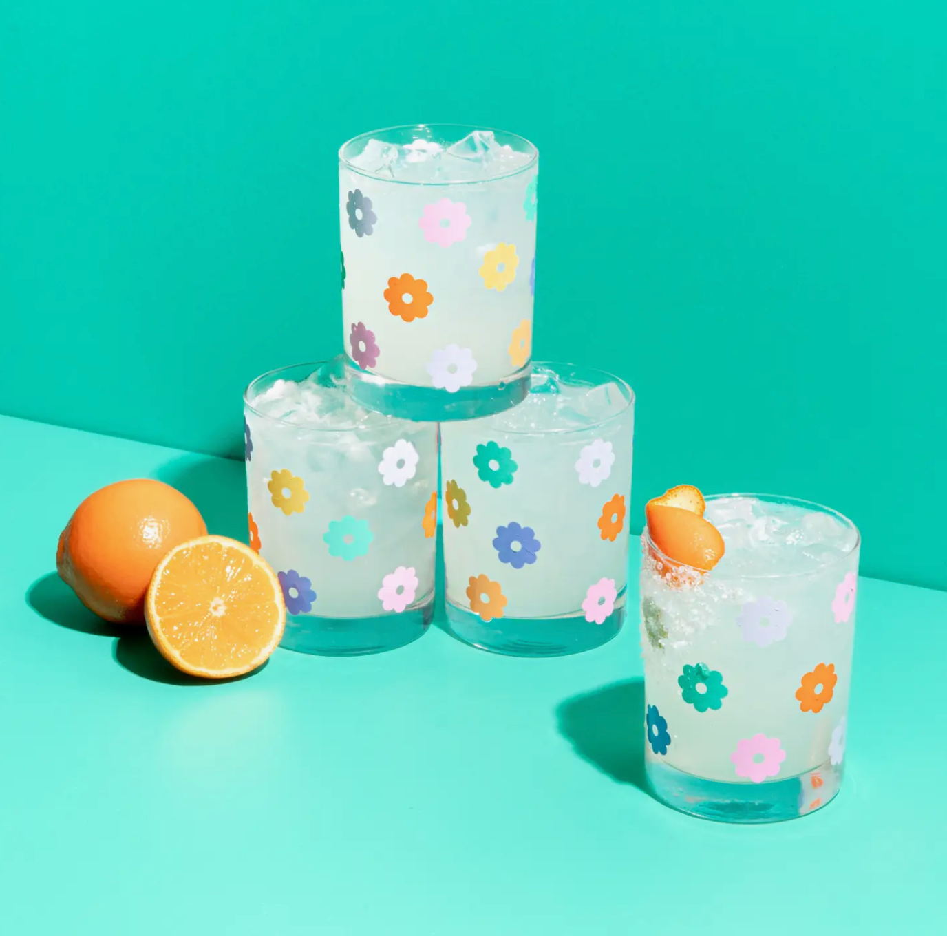 Daisy Rock Glass Set