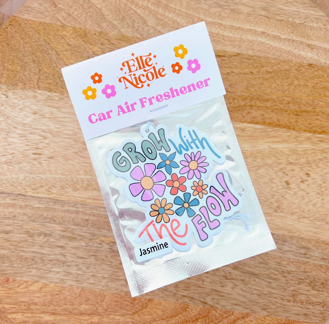 Car Air Freshener - Grow with the Flow