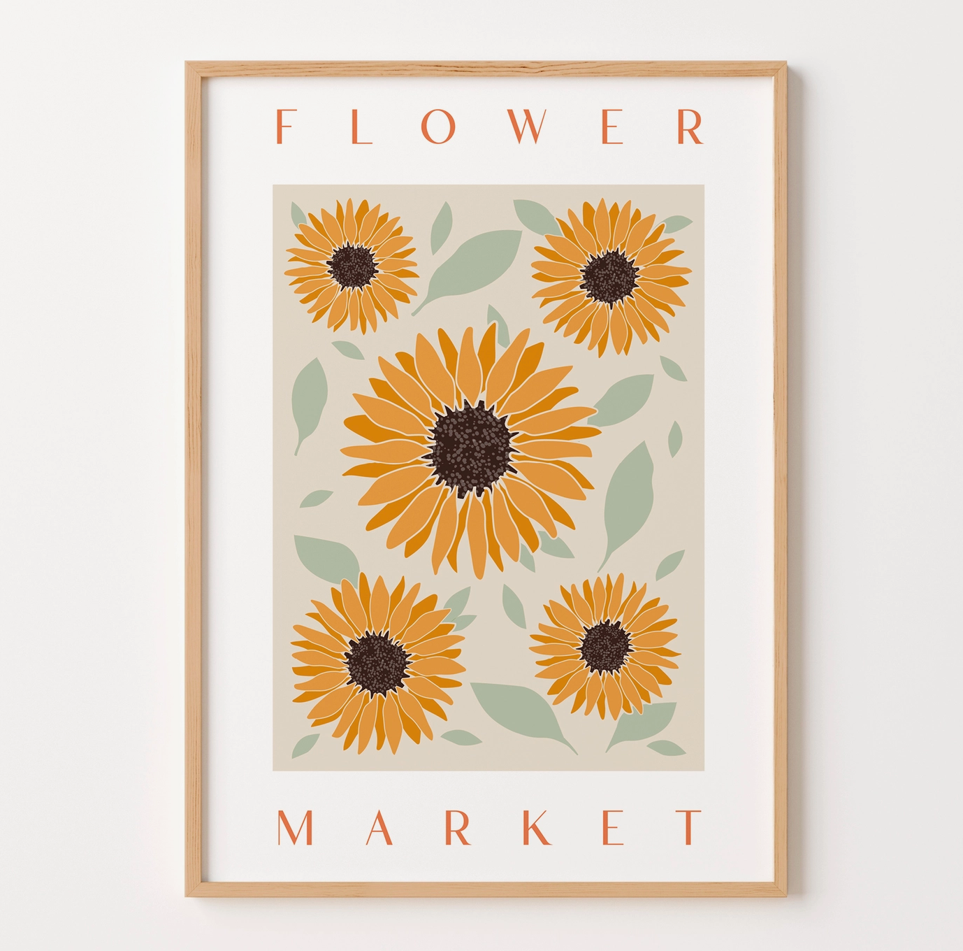 Sunflower Market Print