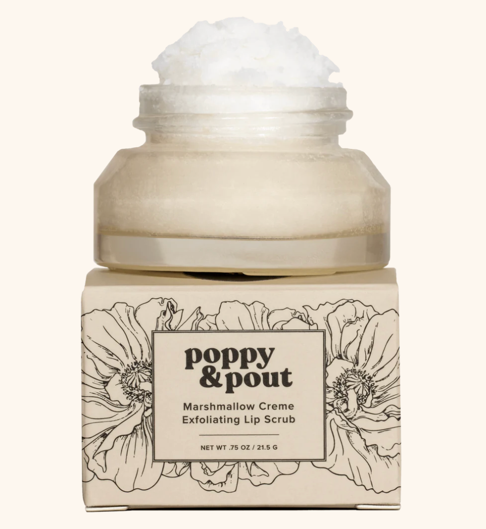 Marshmallow Creme Lip Scrub - Poppy & Pout