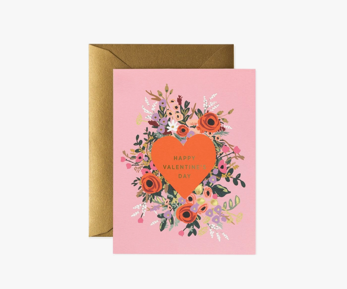 Blooming Heart Valentine's Day Card