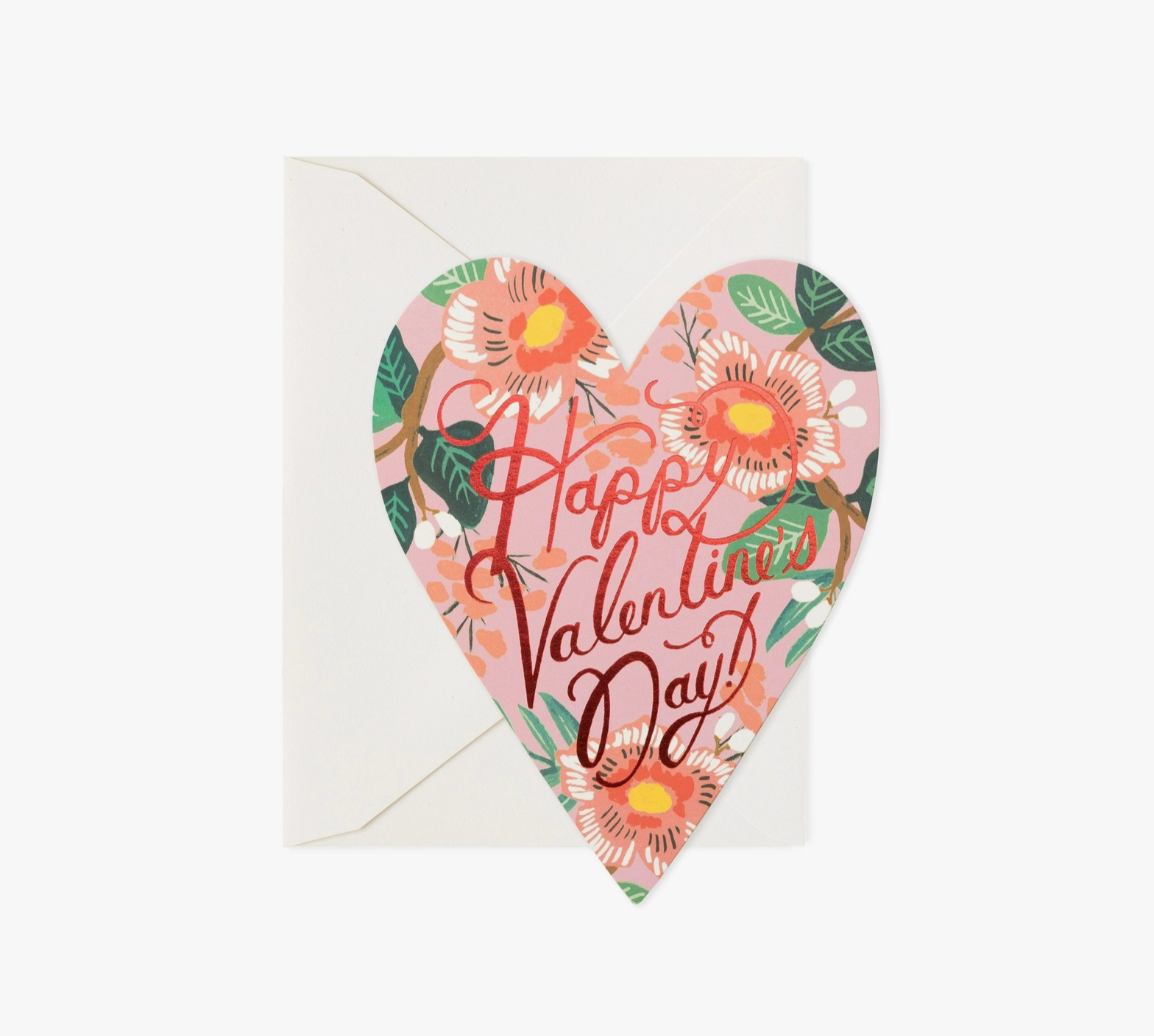 Heart Blossom Valentine's Card