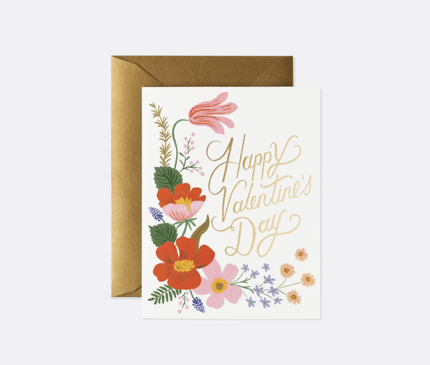 Strawberry Garden Valentine's Card