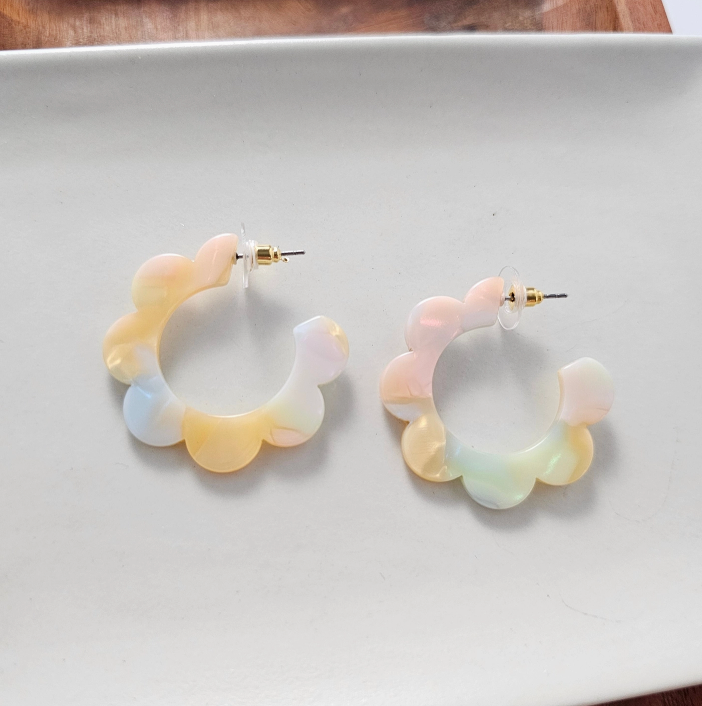 Pastel Flora Hoops