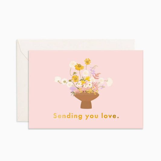 Sending You Love Mini Greeting Card