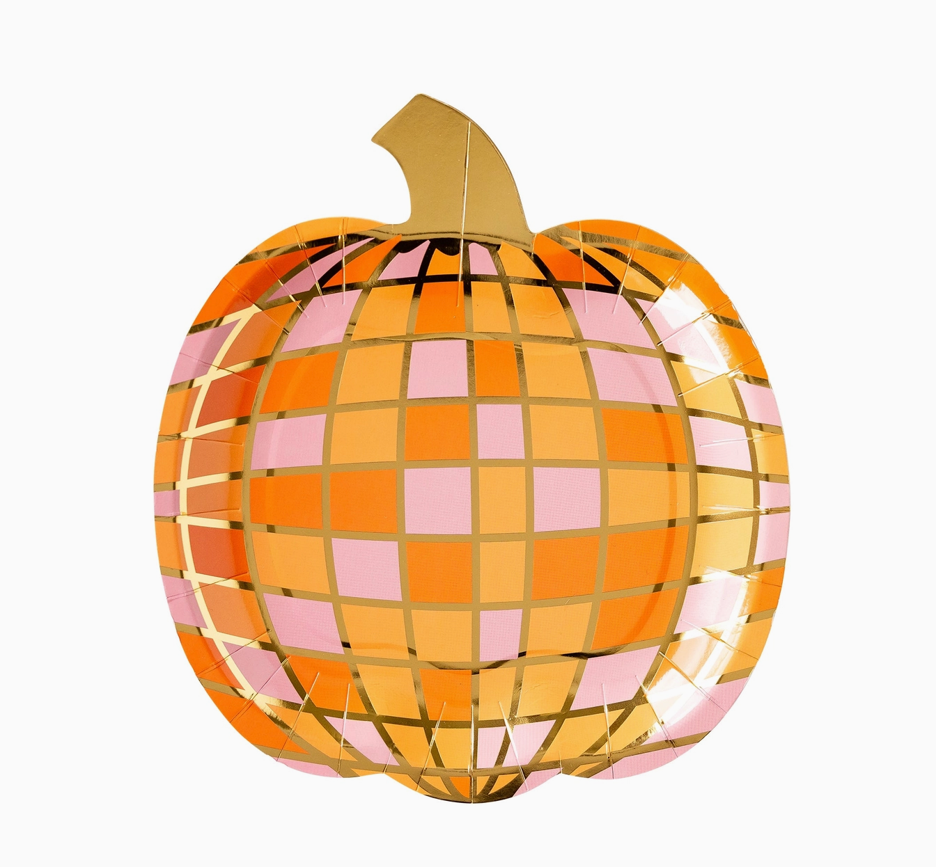 Disco Pumpkin Plate