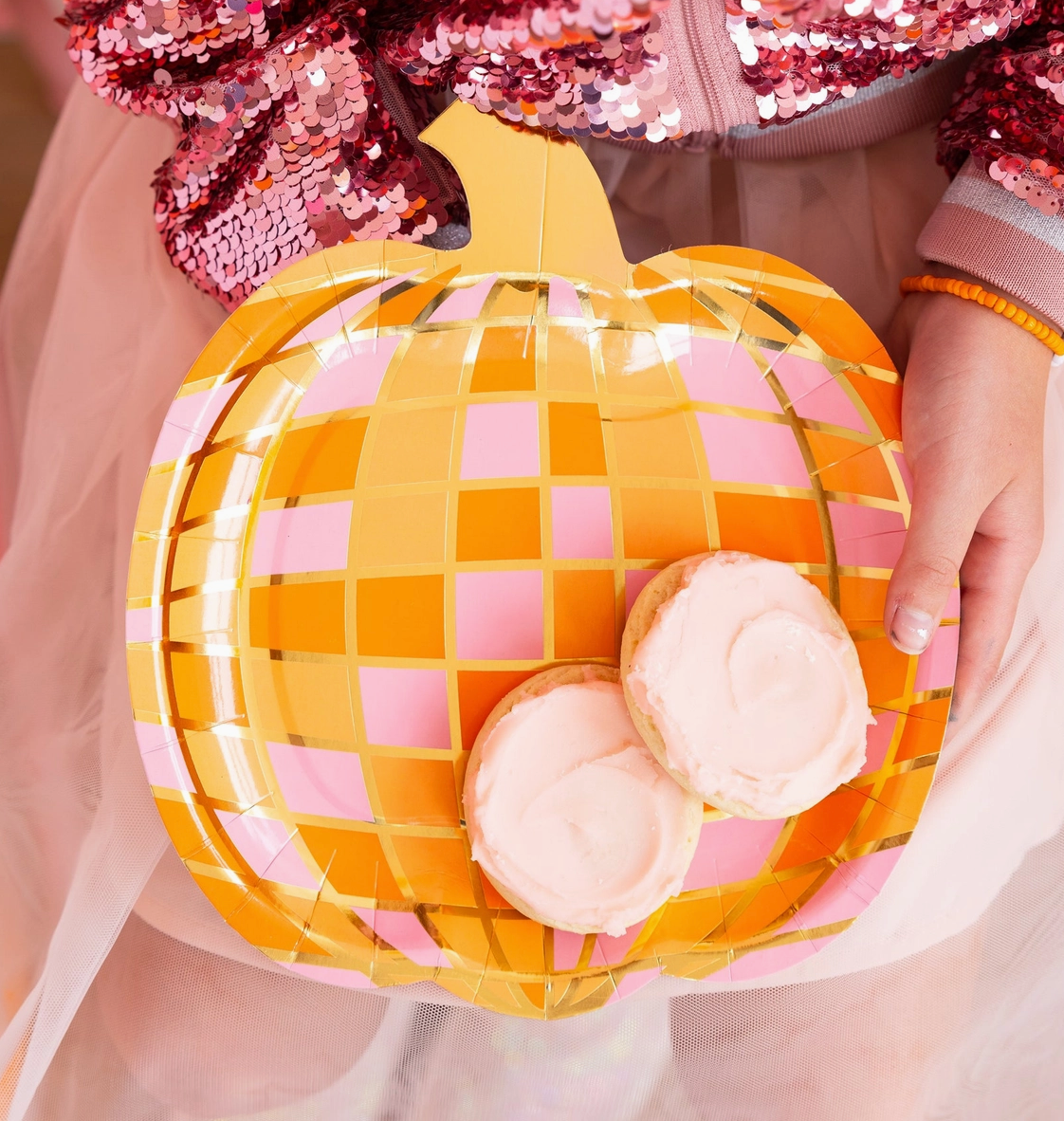 Disco Pumpkin Plate