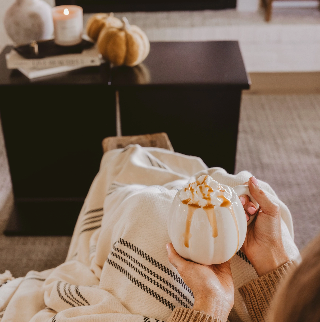 Cream Pumpkin Coffee Mug