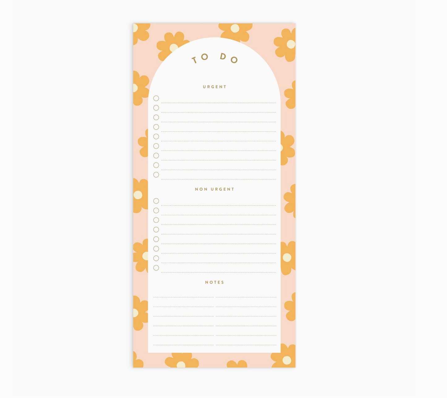 Daisy Chain To Do List Notepad