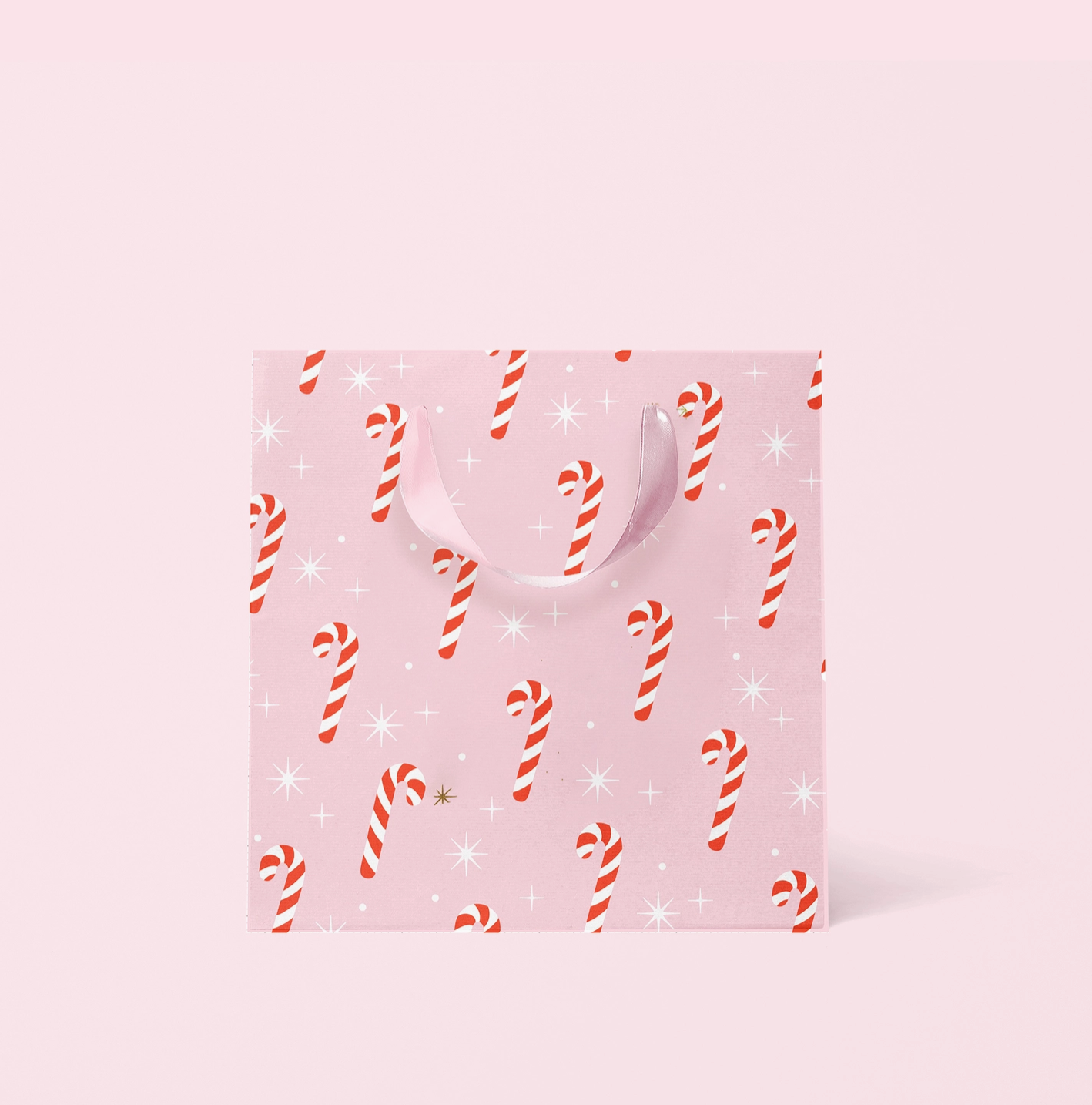 Holiday Candy Cane Gift Bag