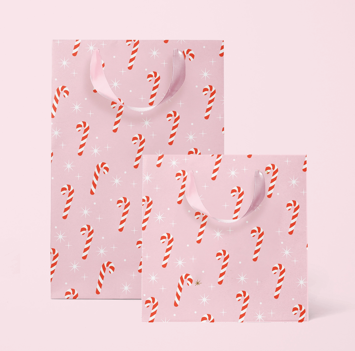 Holiday Candy Cane Gift Bag