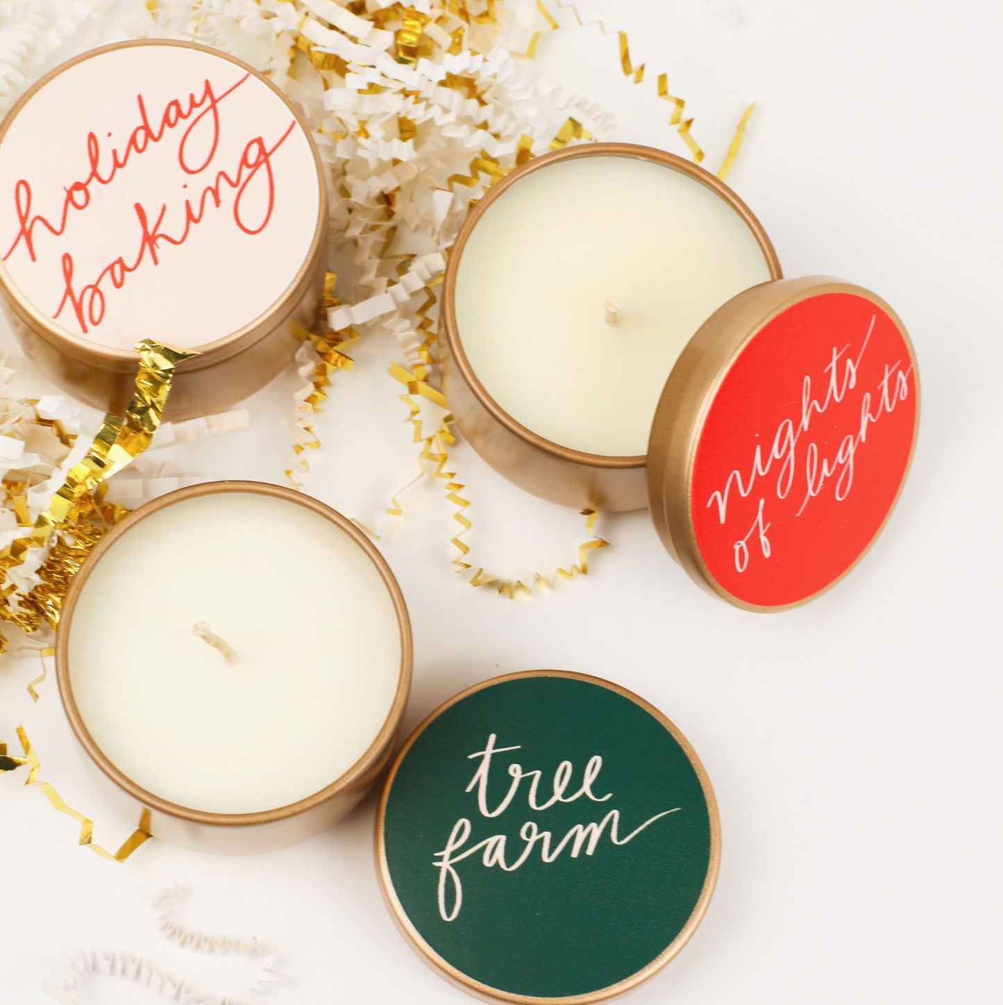 Travel Tin Trio Candles - Holiday Edition