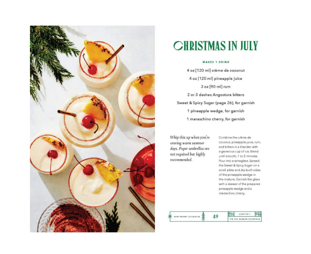 Very Merry Cocktails Book