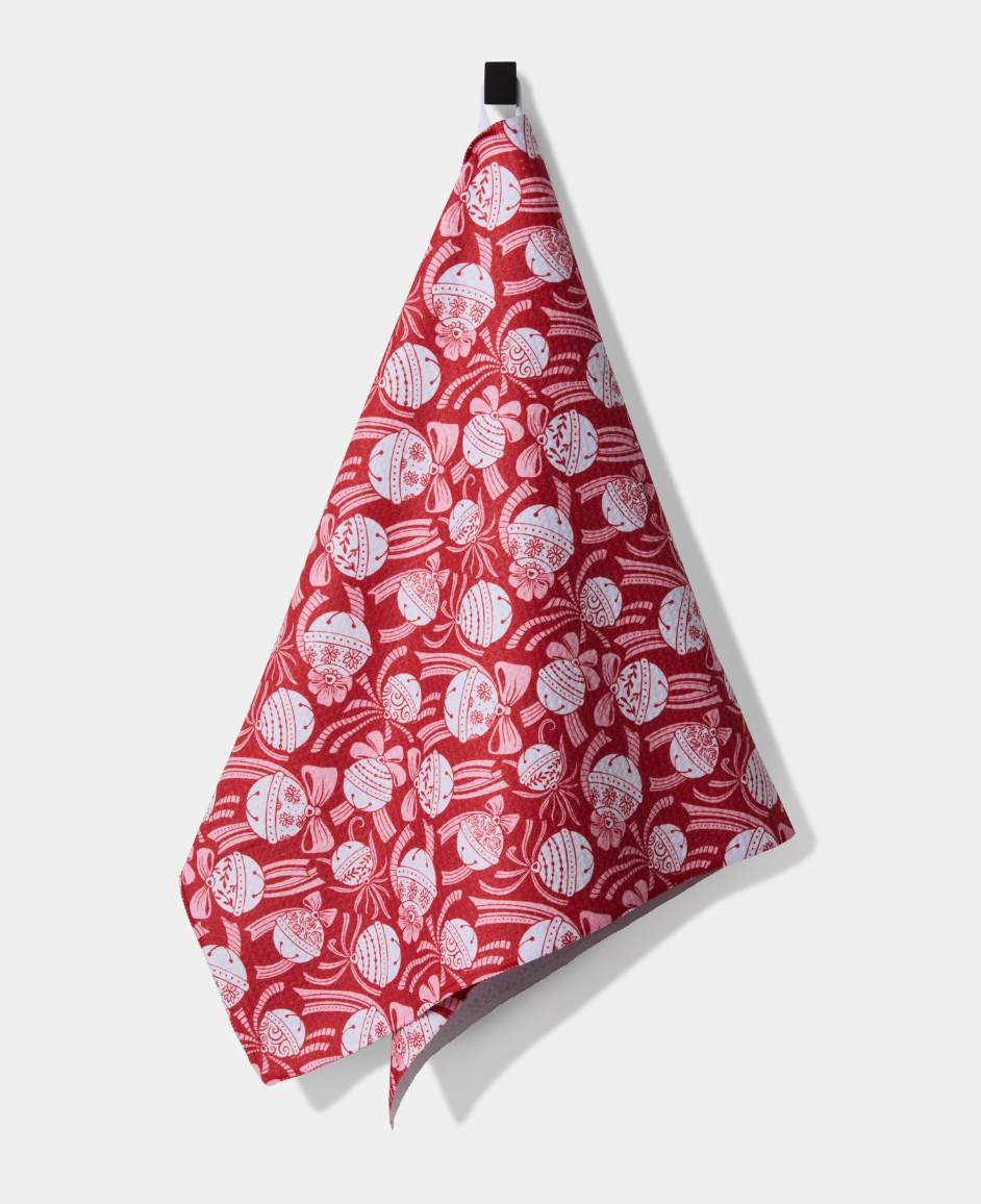 Holiday Bells + Bows Towel