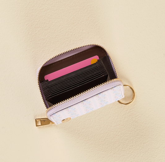 Petal Pink Zip Around Wallet