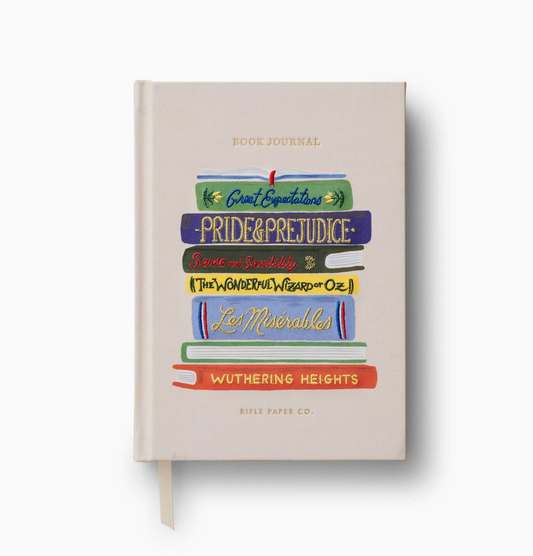 Book Club Embroidered Book Journal