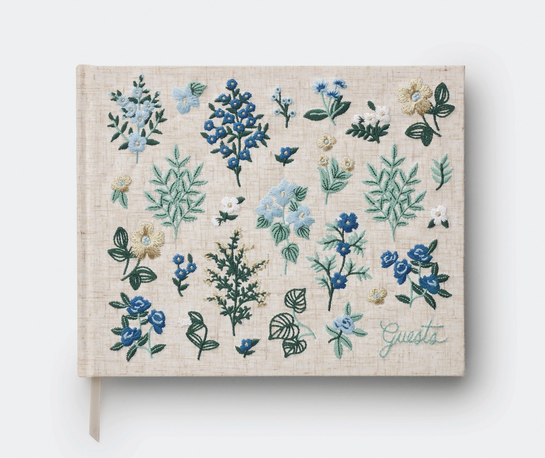 Wildwood Embroidered Guest Book