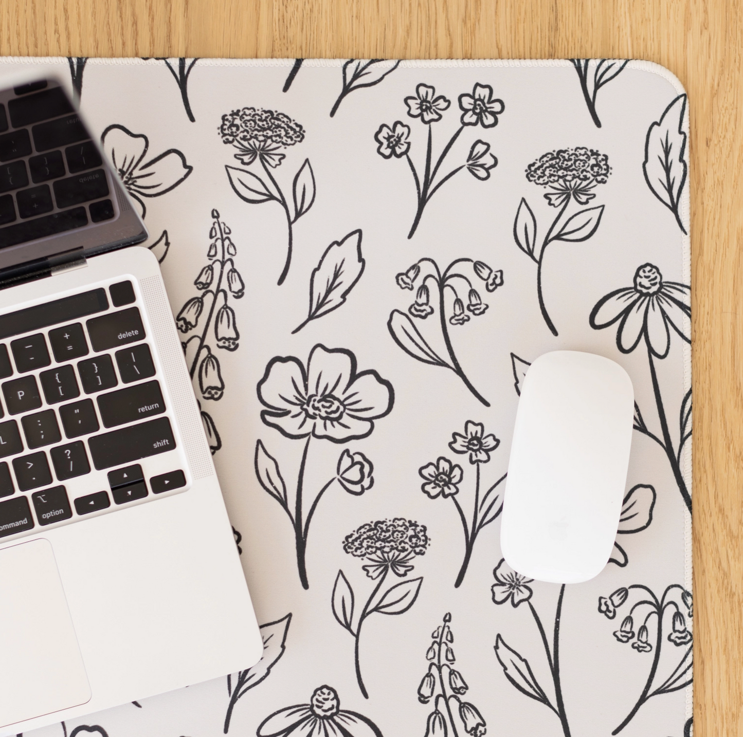 Pressed Floral Desk Pad