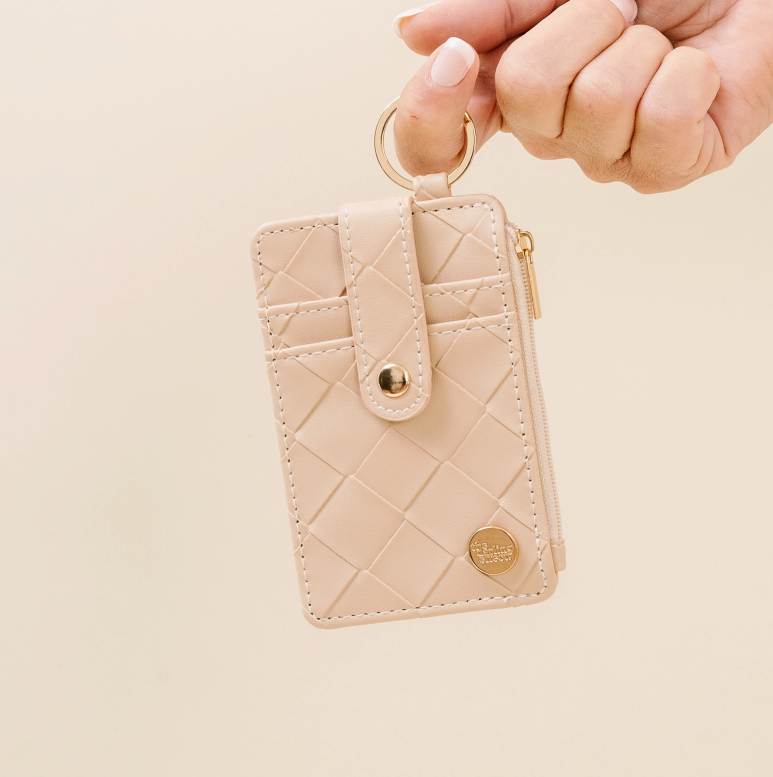 Keychain Wallet - Woven Oat