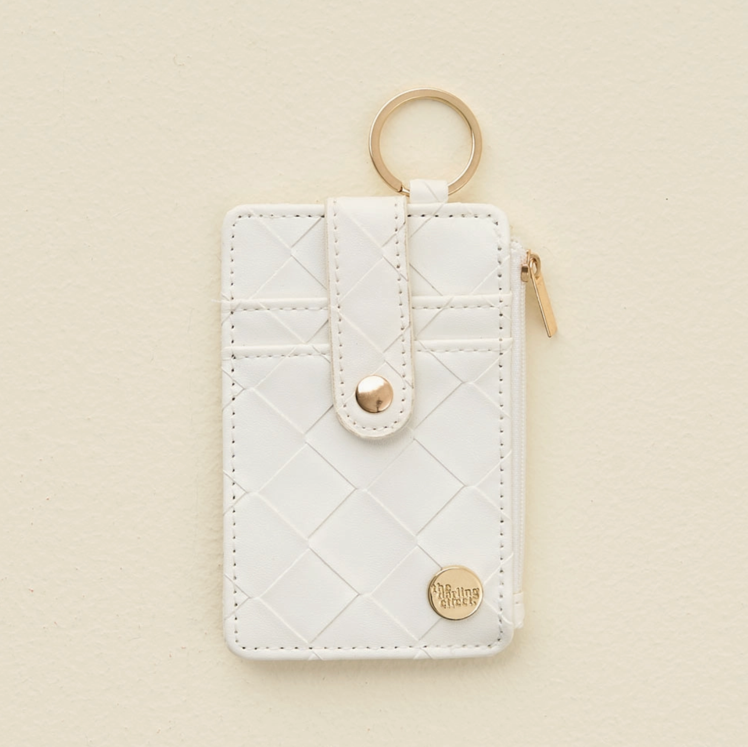 Keychain Wallet - White