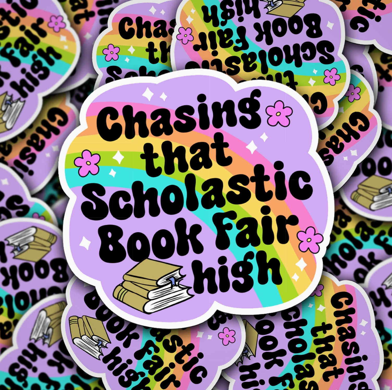 Scholastic Book Fair High Sticker