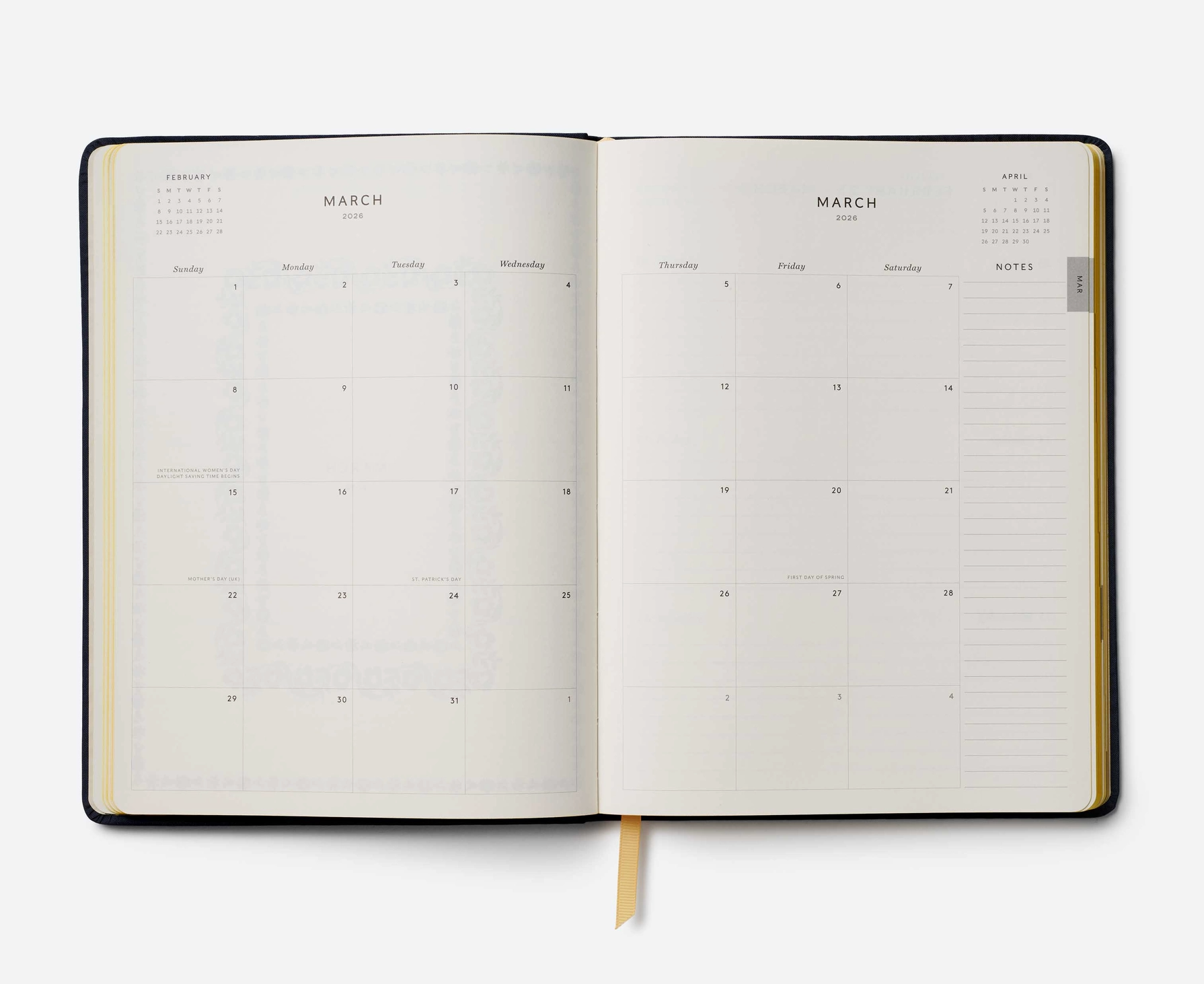 2026 Wildwood 12-Month Embroidered Bookbound Planner
