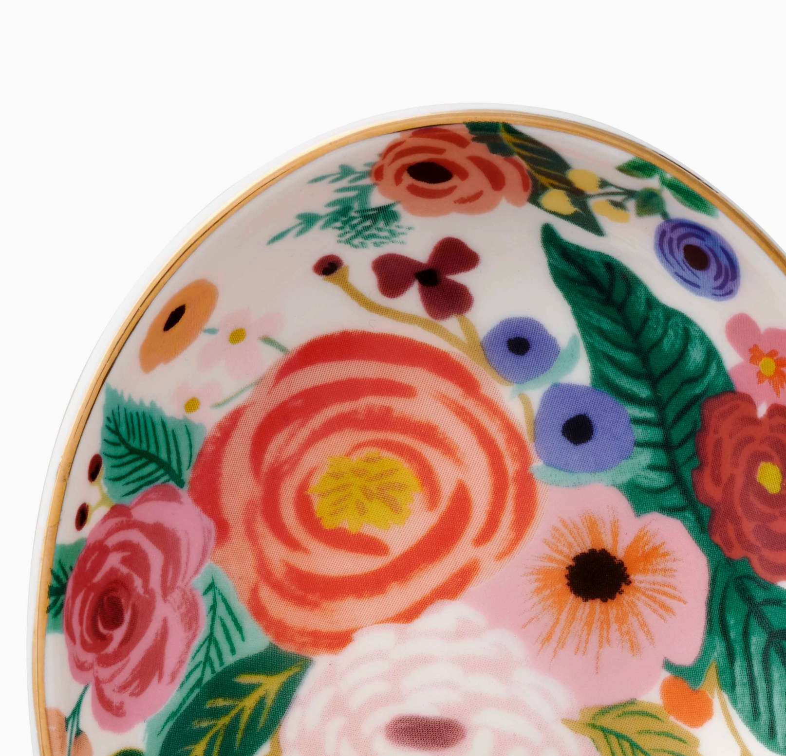 Garden Party Porcelain Spoon Rest