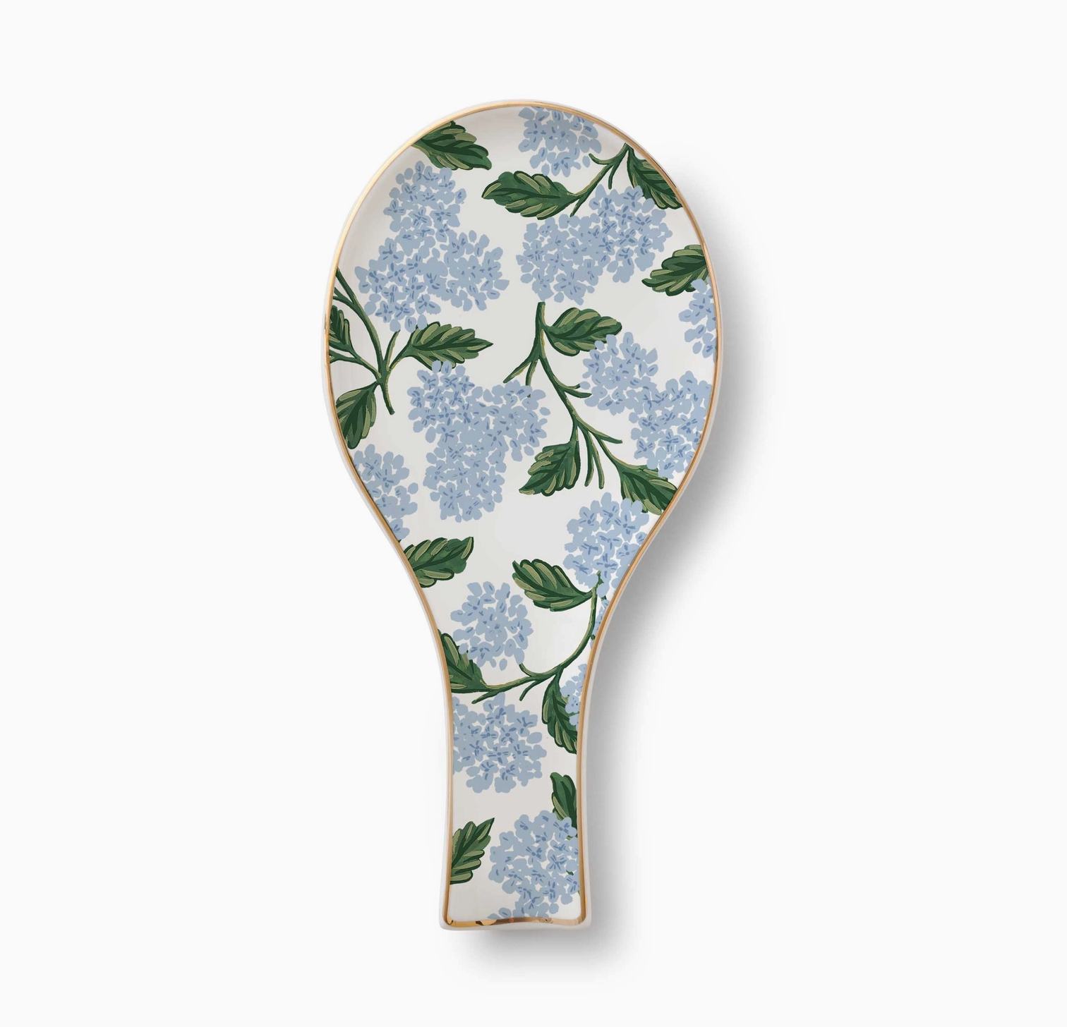 Hydrangea Porcelain Spoon Rest