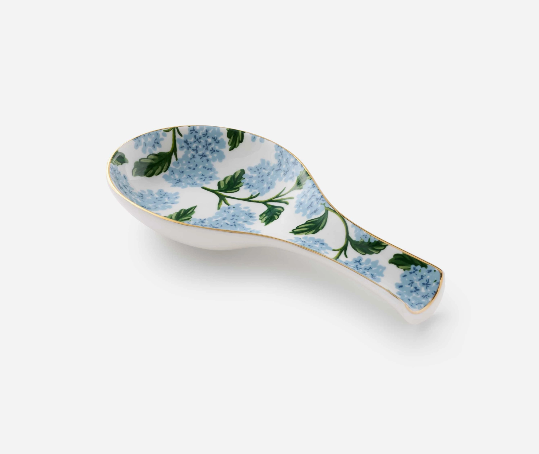 Hydrangea Porcelain Spoon Rest