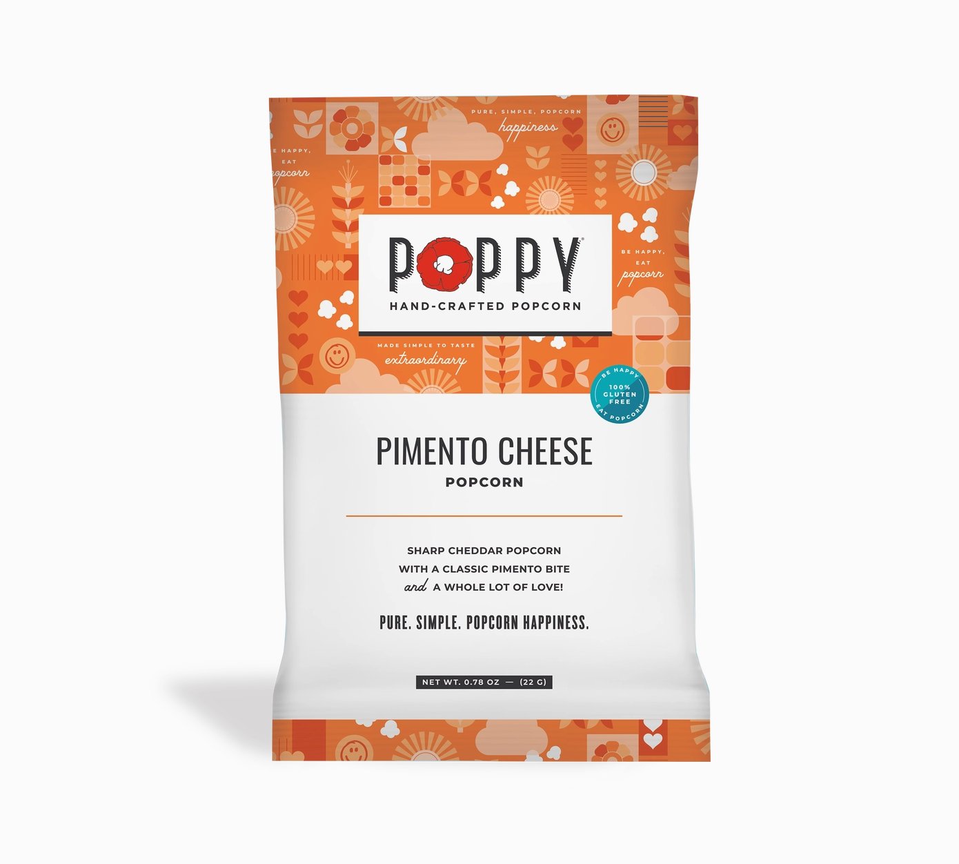 Pimento Cheese Popcorn Snack Bag