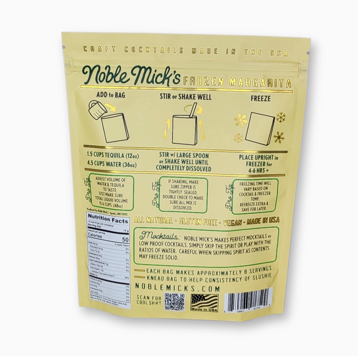 Margarita Frozen Cocktail Bag