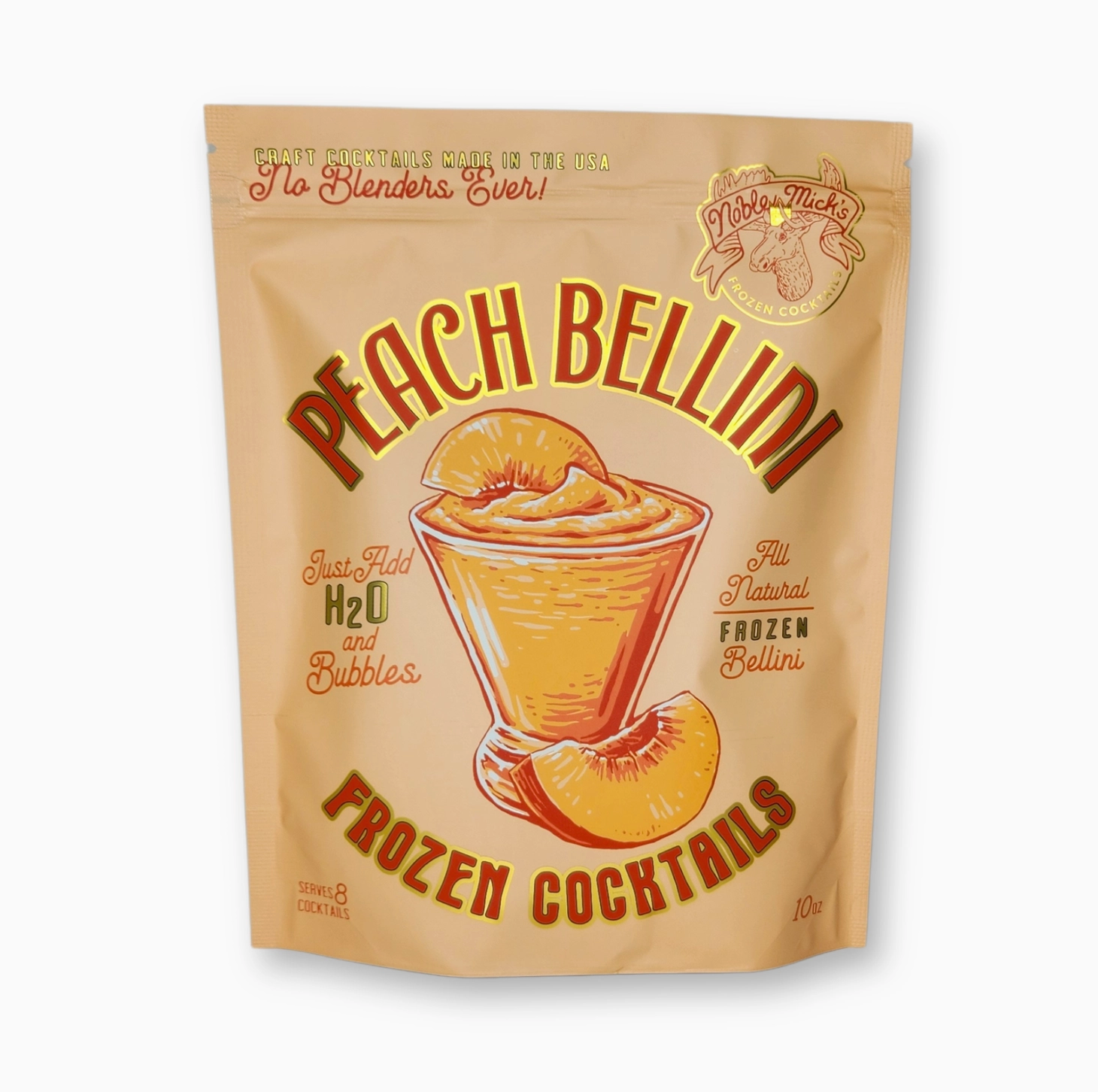 Peach Bellini Frozen Cocktail Bag