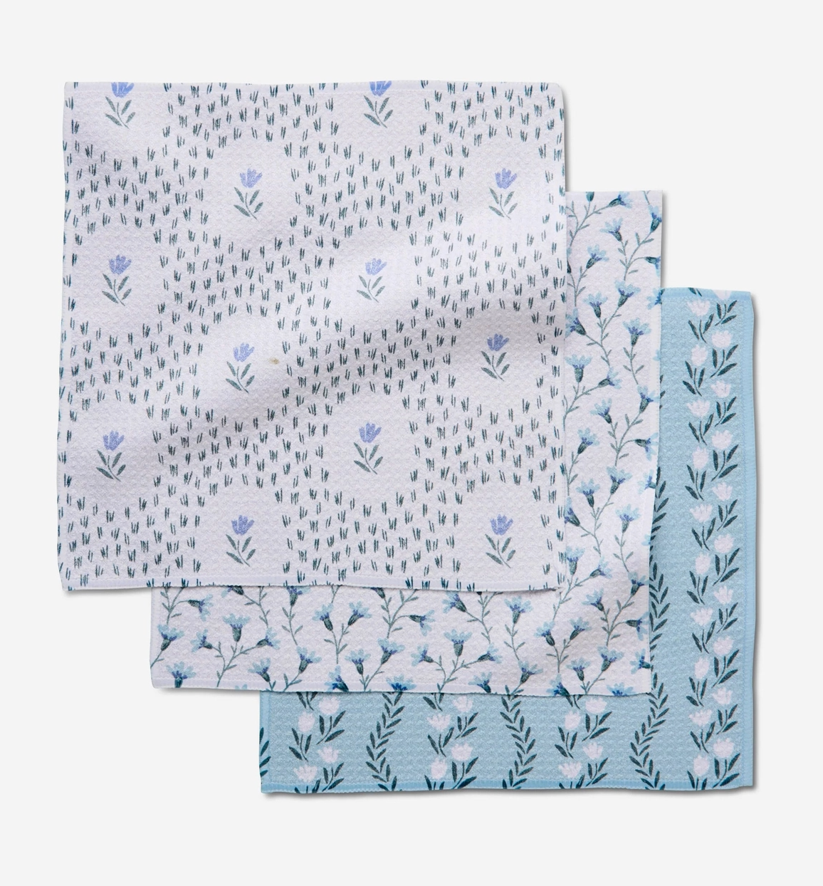 Trailing Farmhouse Florals Dishcloth Set