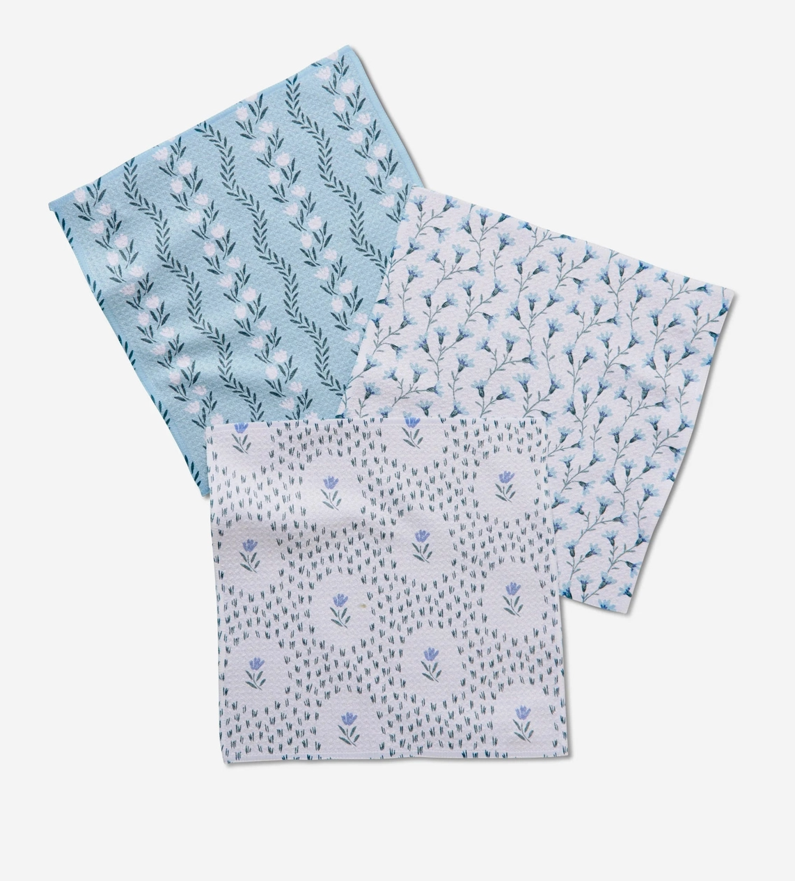Trailing Farmhouse Florals Dishcloth Set