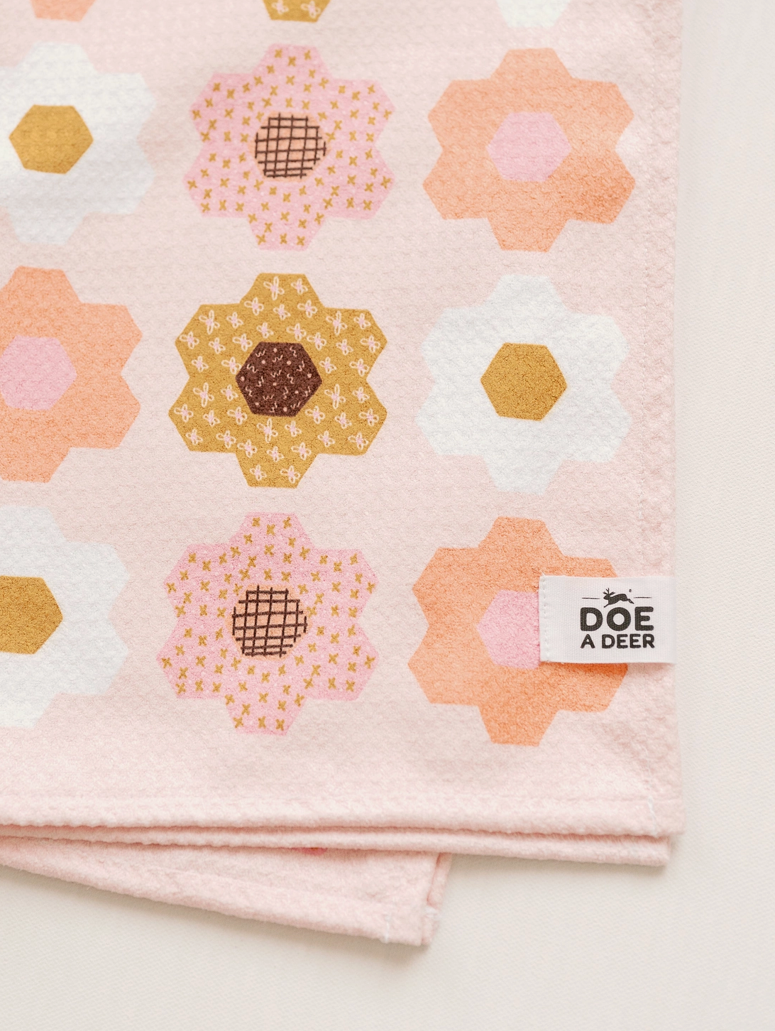 Flower Garden Waffle Towel