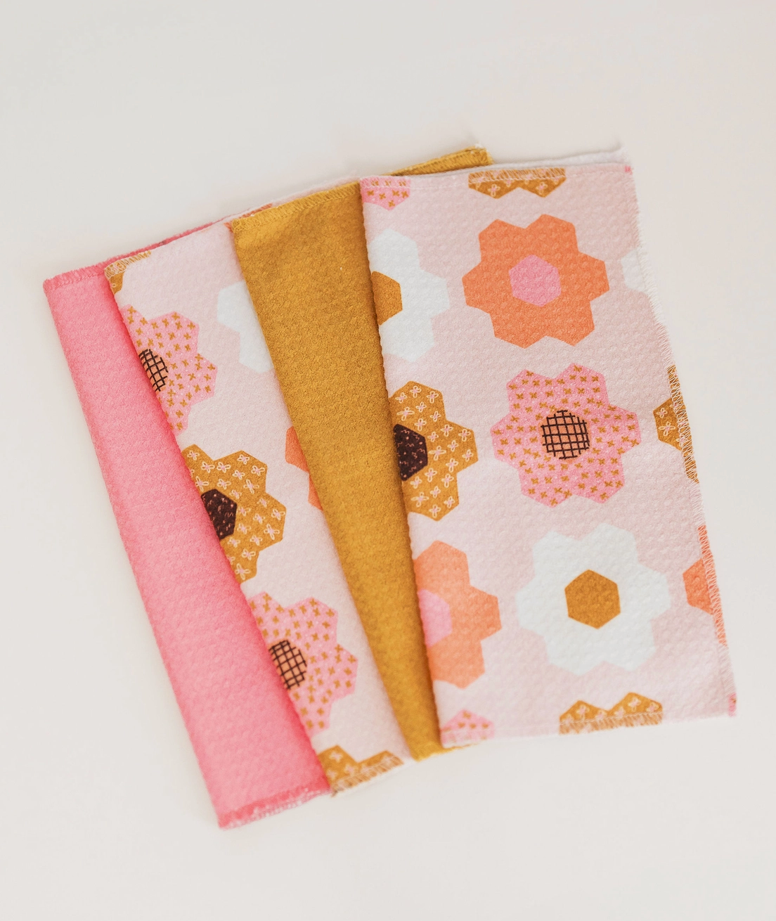 Flower Garden Waffle Cloth