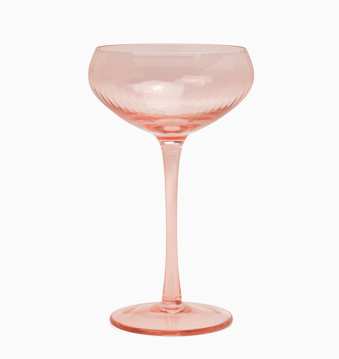 The Lou Coupe Glass - Blush