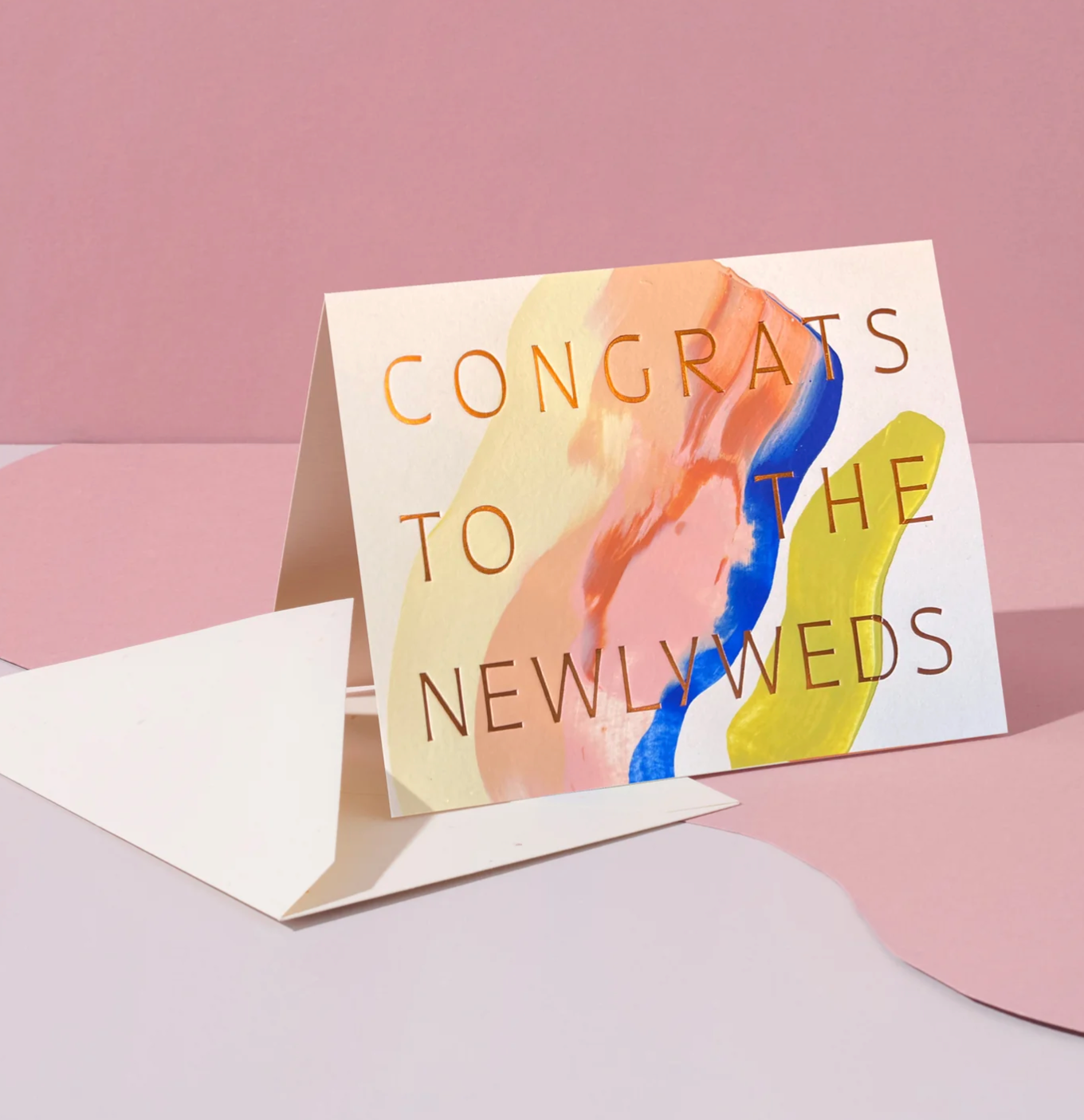 Congrats to the Newlyweds Card