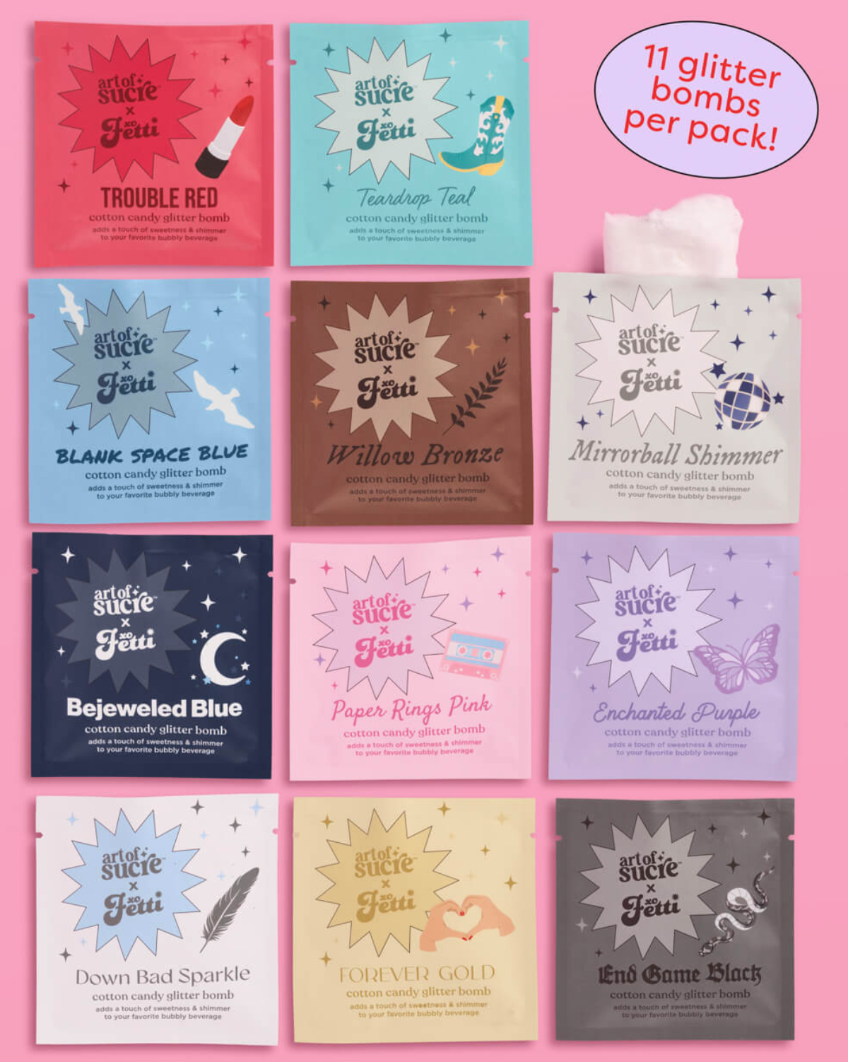 Cocktail Glitter Bomb - 11 Pack Eras Theme