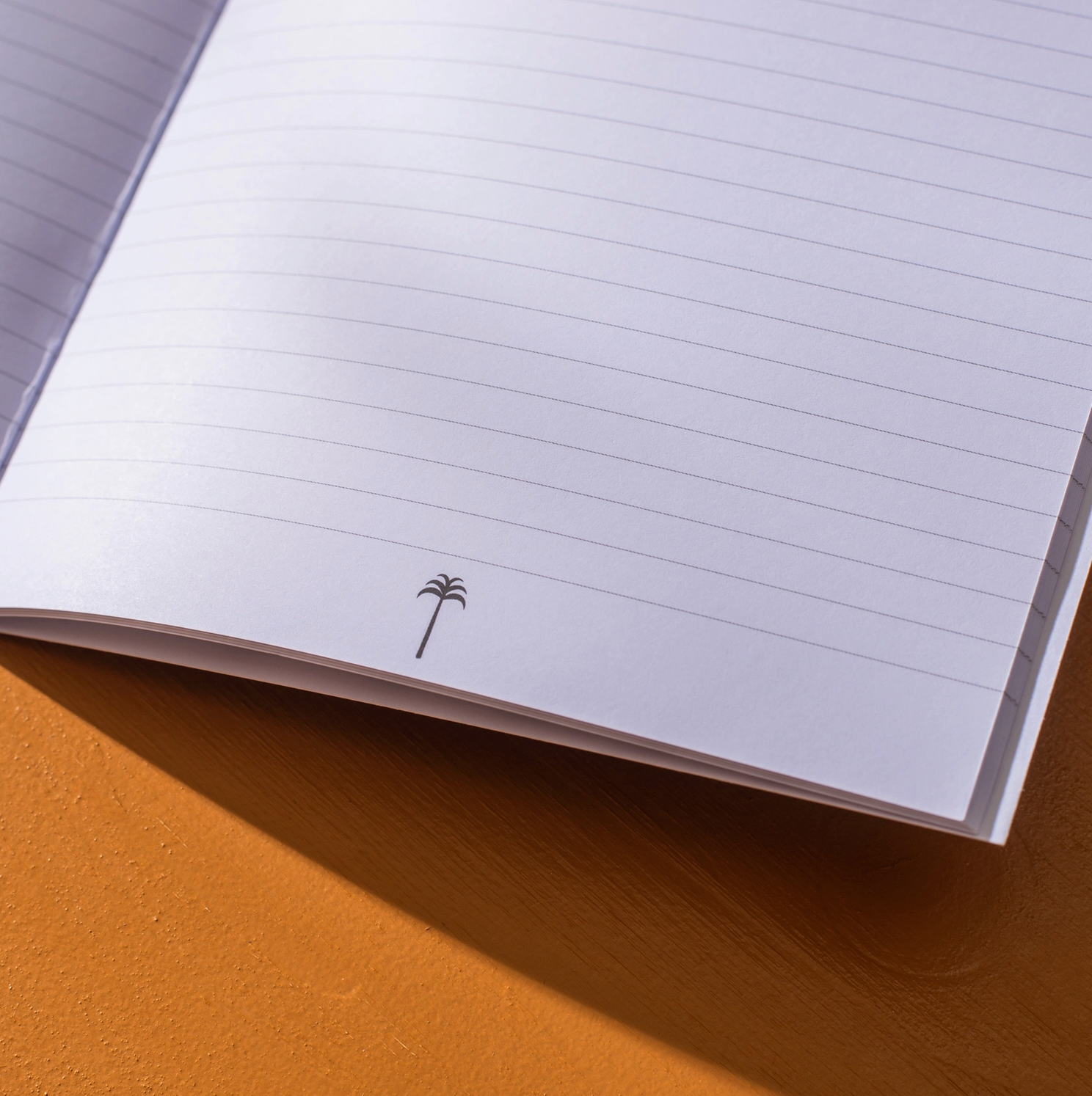 Peach + Cherry Check Notebook