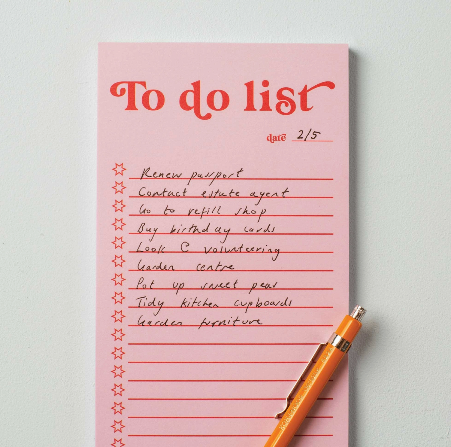 To Do List - Pink + Red