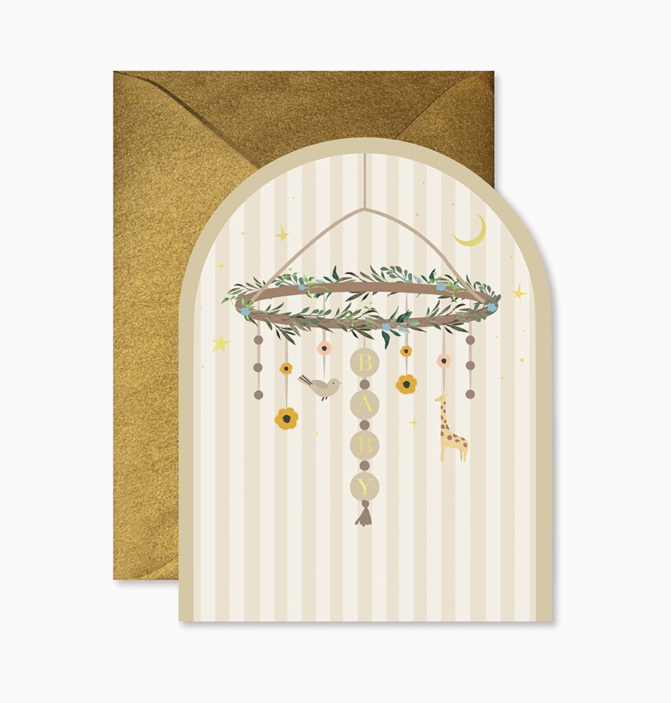 Baby Mobile Arch Card