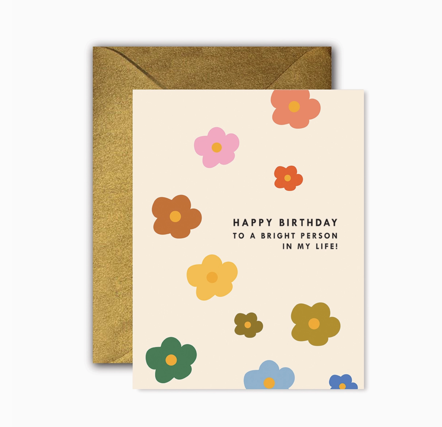 Mod Floral Bright Birthday Card