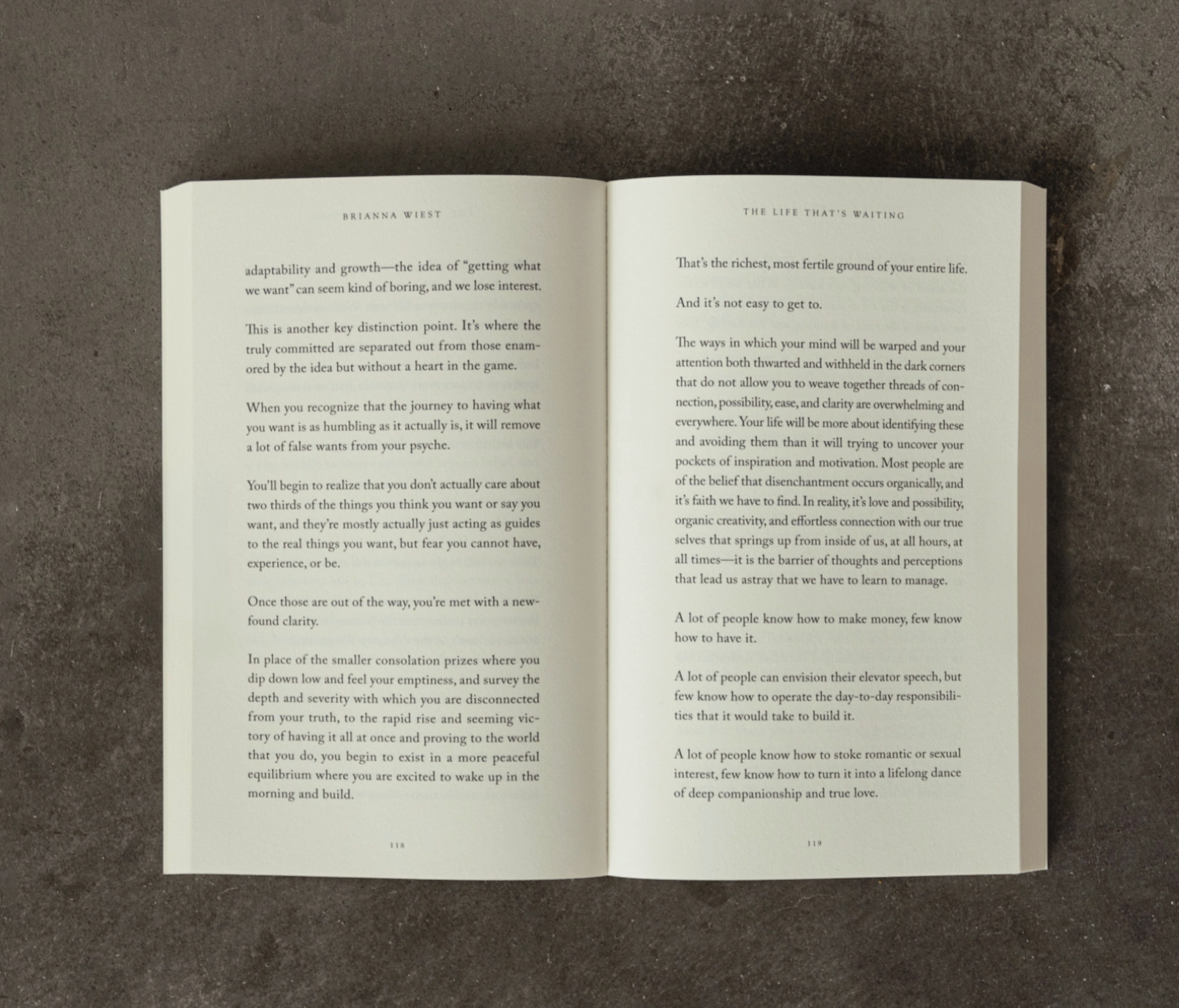 The Life That's Waiting Book
