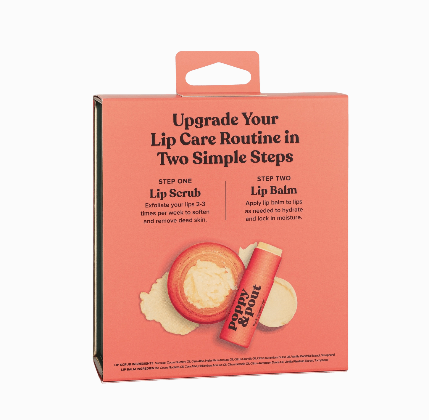 Lip Care Poppy & Pout Duo - Pink Grapefruit