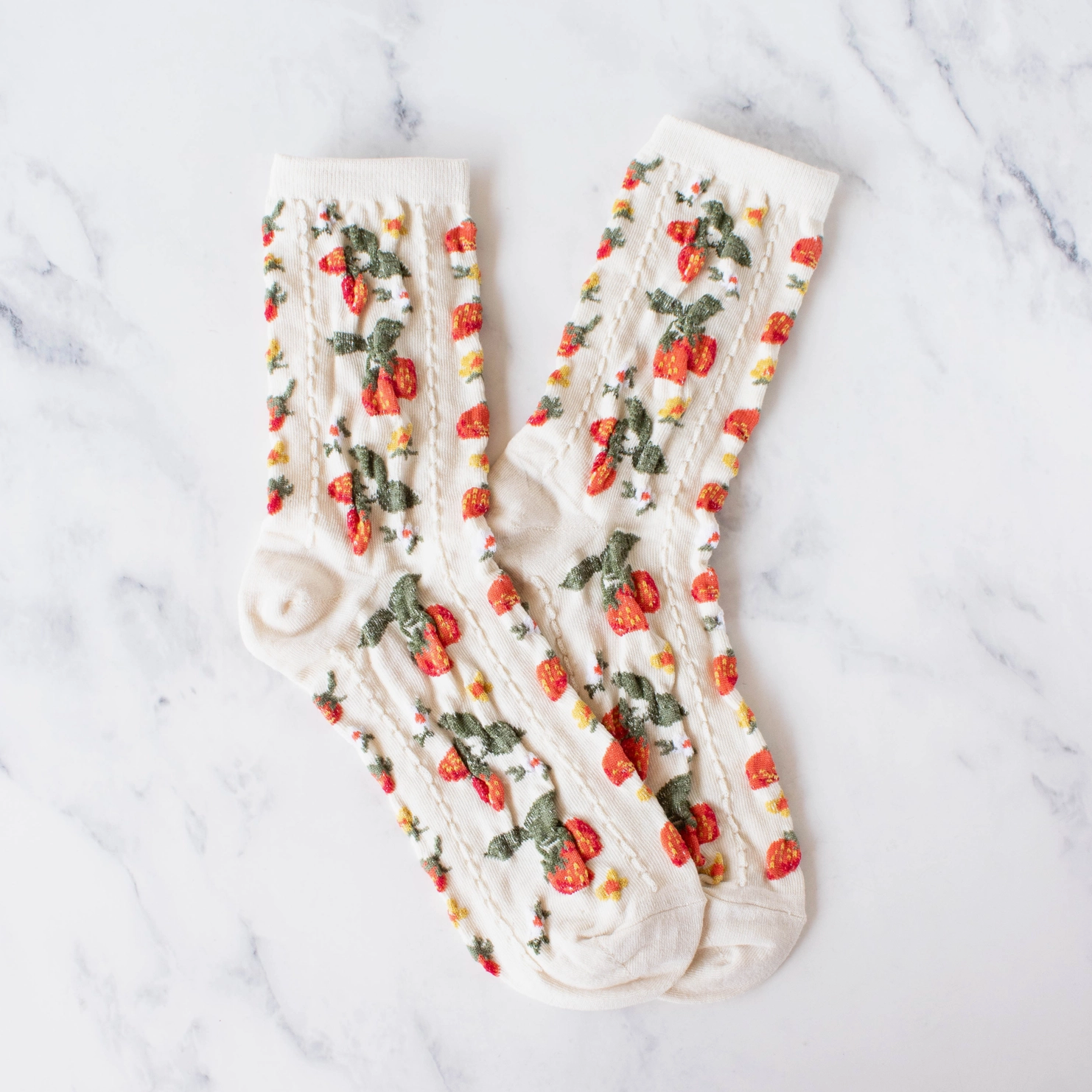 Strawberry Farm Casual Socks