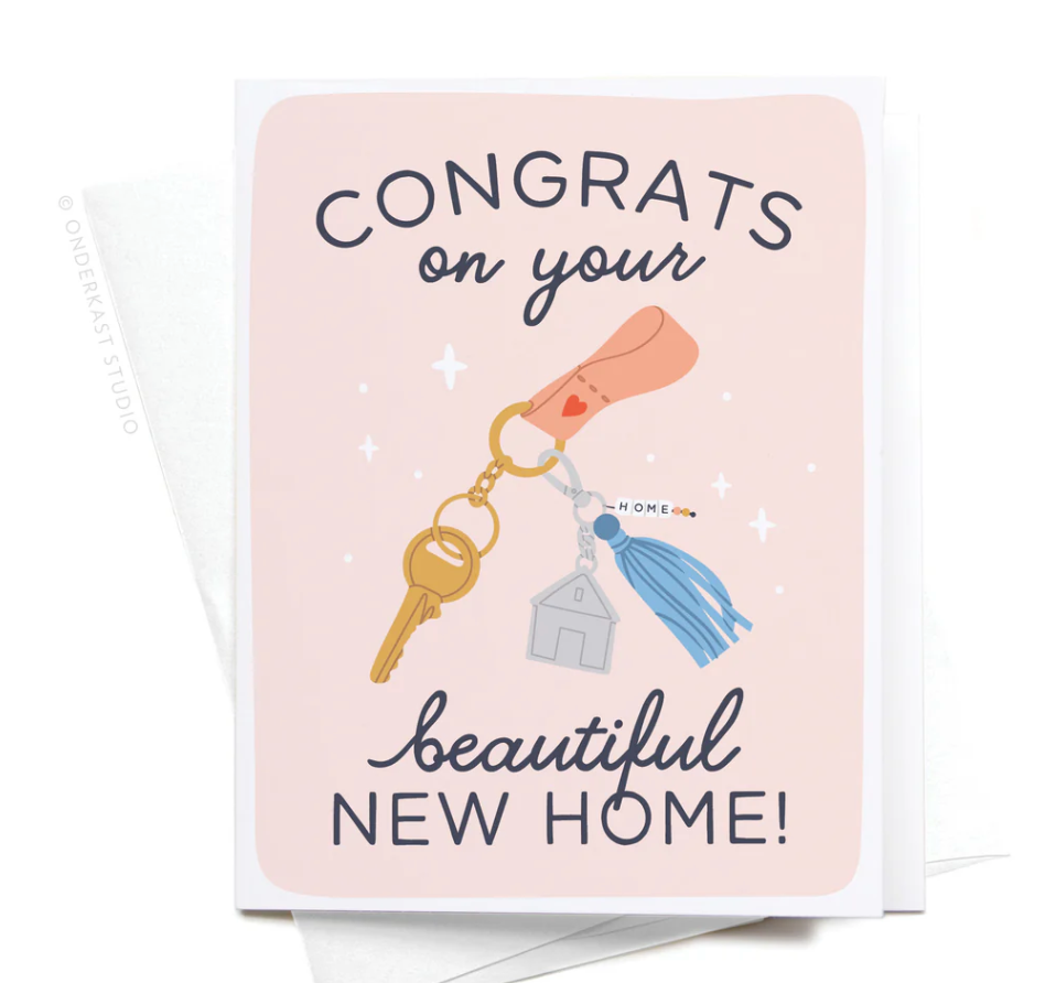 Congrats On Your Beautiful New Home Card